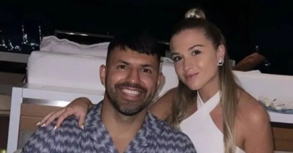 Las primeras fotos del Kun Agüero y Sofía Calzetti junto a su hija recién nacida