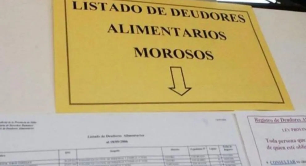 Roca sigue a la cabeza del ranking de deudores alimentarios en la provincia