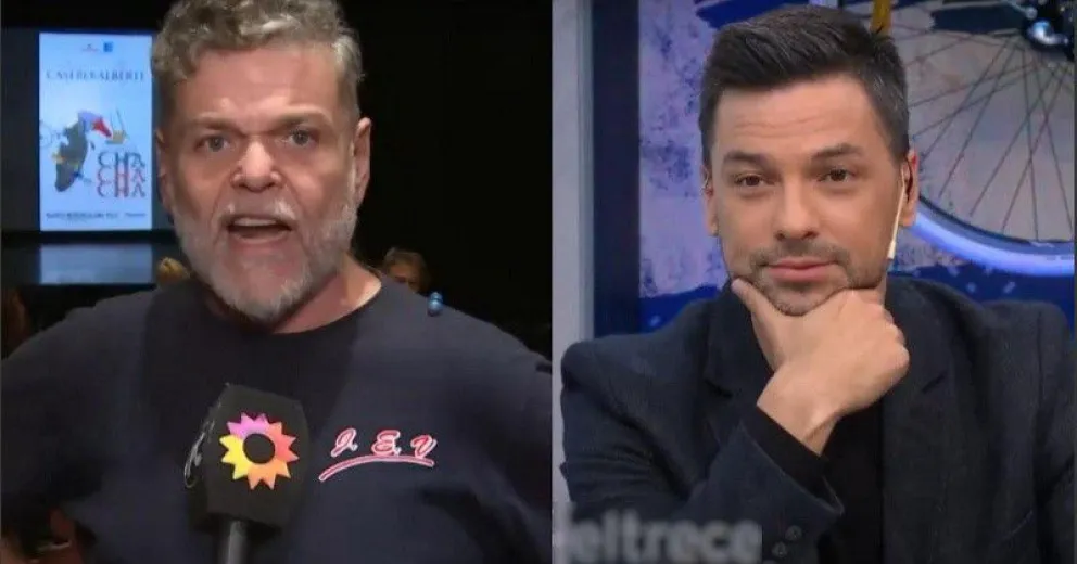 La calentura de Alfredo Casero por una pregunta que le hizo el Chino Leunis