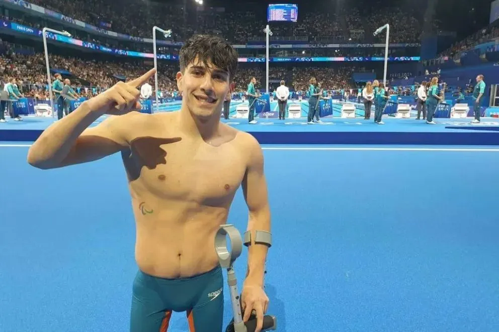 Juegos Paralímpicos: Iñaki Basiloff, nadador del Alto Valle, ganó la primera medalla de oro para Argentina