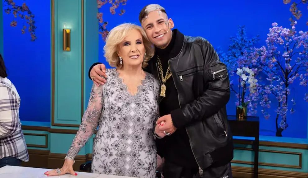 El chiste que Mirtha Legrand le hizo a L-Gante que causó la risa de todos