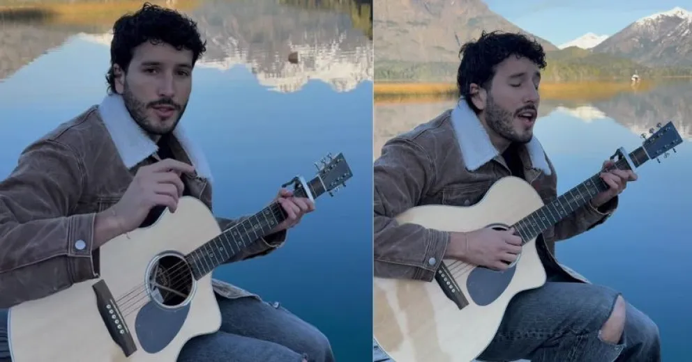 Bariloche, el lugar elegido de Sebastián Yatra para lanzar su nuevo tema musical 