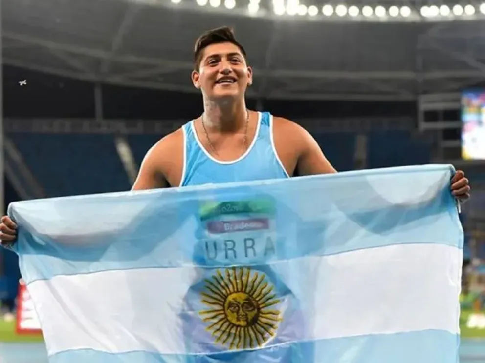 Hernán Urra va por el oro en París: el rionegrino compite hoy en lanzamiento de bala