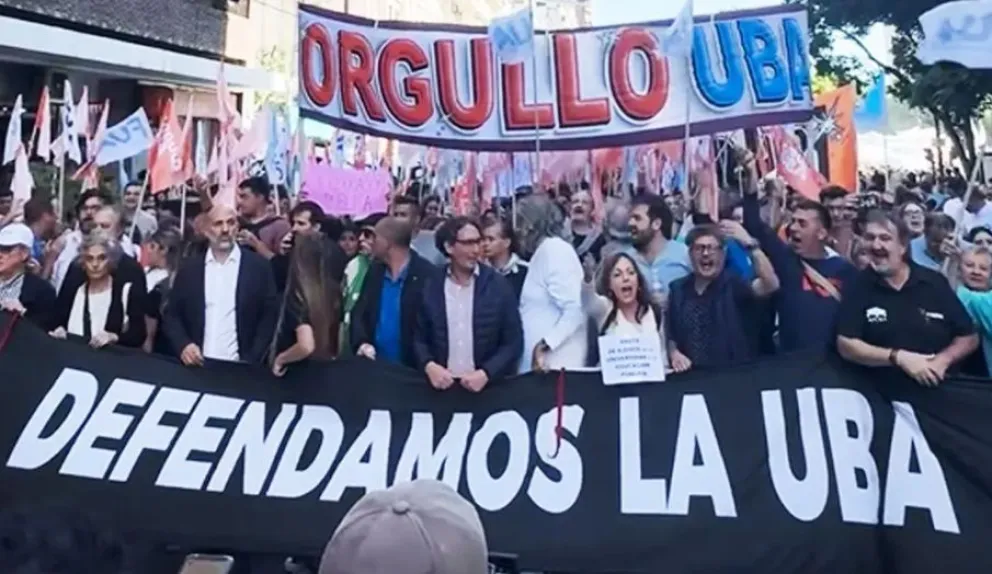 Comienza la nueva Marcha Federal Universitaria contra el Gobierno de Milei