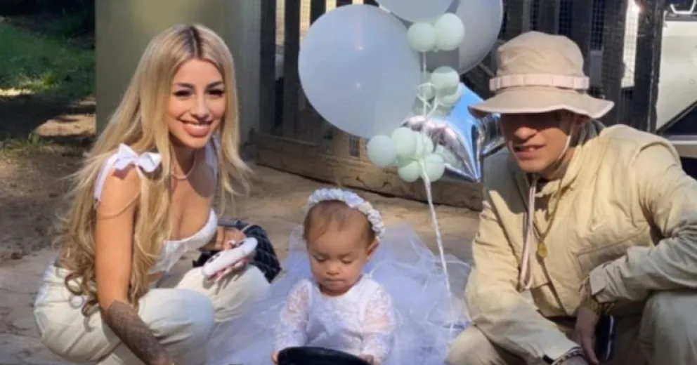 Tamara Báez mostró cómo se encuentra su hija luego del accidente doméstico que sufrió