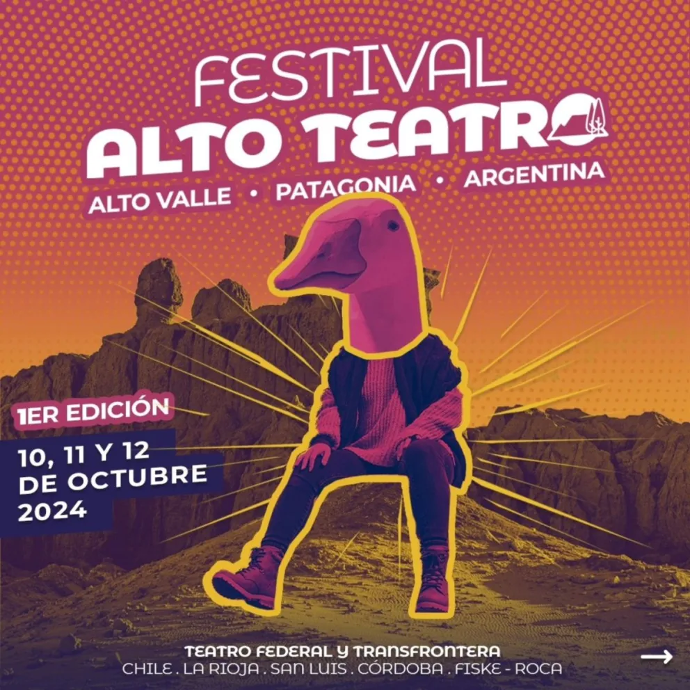 Llega a Roca Alto Teatro, un festival donde participarán elencos de todo el país