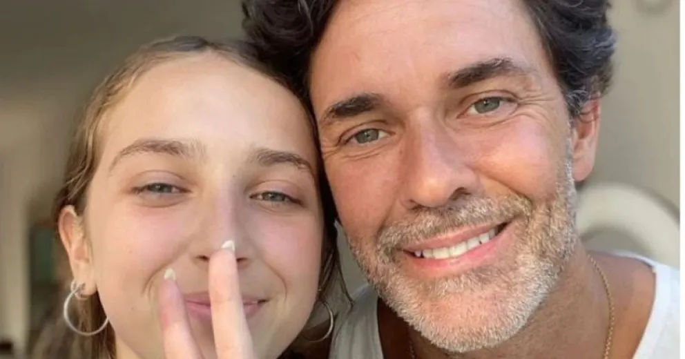 El emotivo mensaje de Mariano Martínez a su hija Olivia por cumplir 15 años: "Te amo"