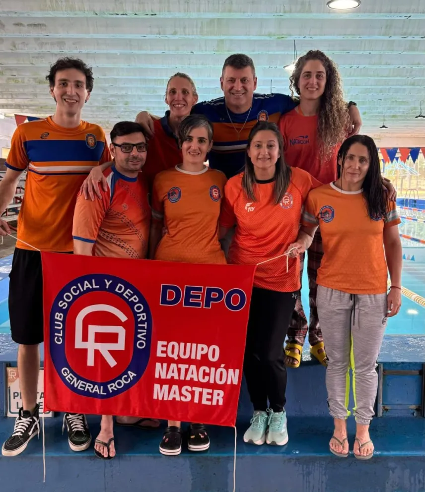 Orgullo total: siete nadadores del Depo dejarán su huella en el Campeonato Sudamericano Master