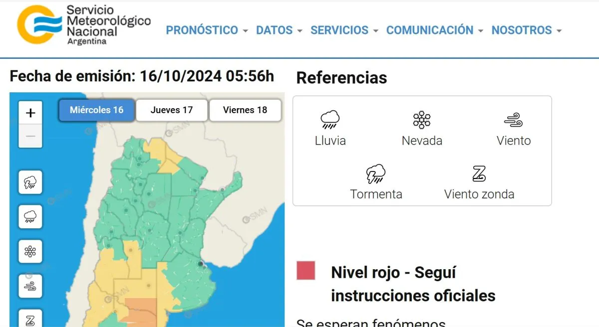 alerta smn