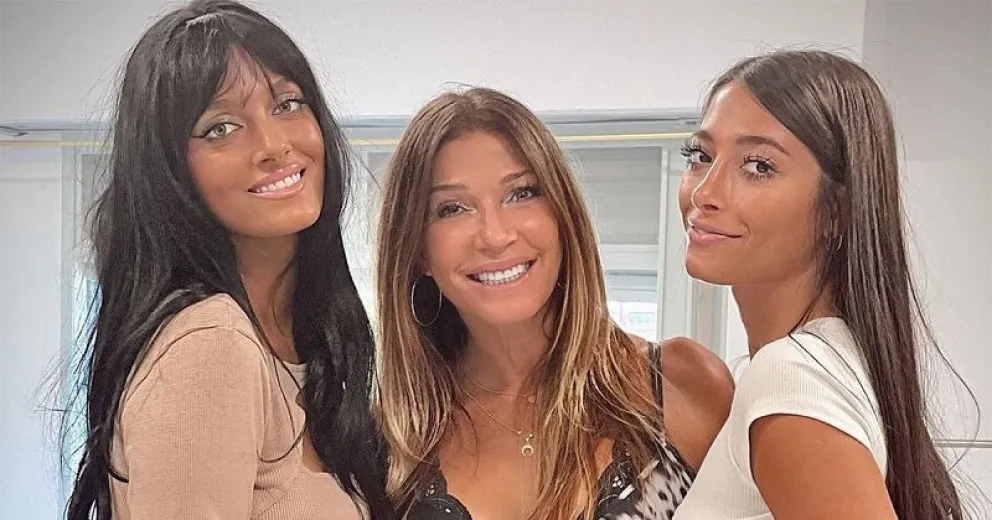 El original obsequio que Oriana y Tiziana Sabatini le dieron a Catherine Fulop por el Día de la Madre