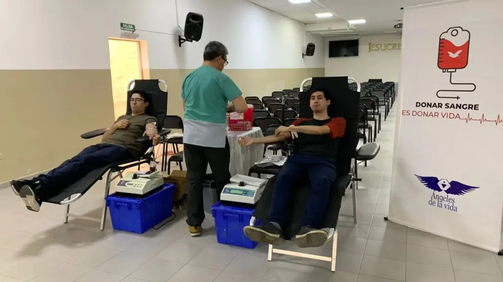Roca solidaria: la colecta de sangre tuvo buena respuesta de la comunidad