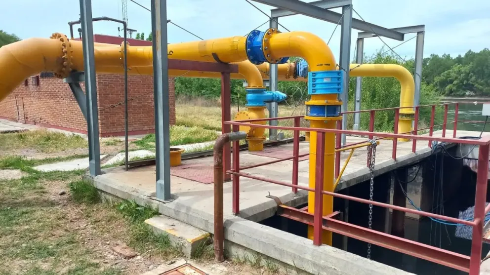 Nueva bomba de toma de agua en el río: una incorporación clave para afrontar el verano