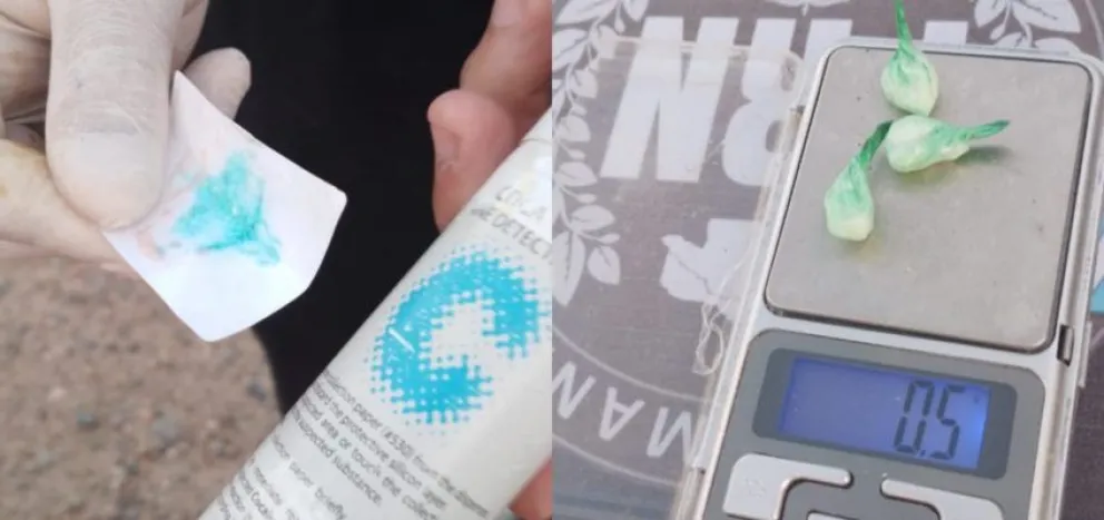 Se pusieron a pelear en plena vía pública, llegó la Policía y les encontraron cocaína 