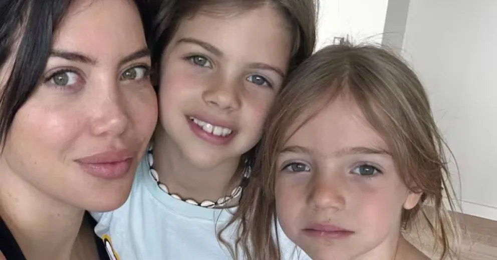 Isabella y Francesca, las hijas de Wanda Nara, mostraron sus disfraces para Halloween