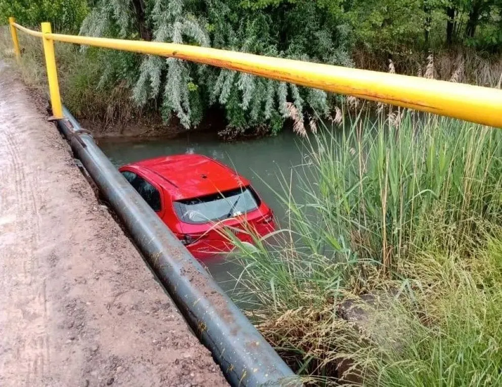 Cayó al canal de riego por esquivar a unos perros pero el seguro no lo quería cubrir