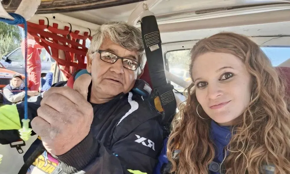 Accidente en el Rally del Sur: quiénes son el padre y la hija que resultaron heridos