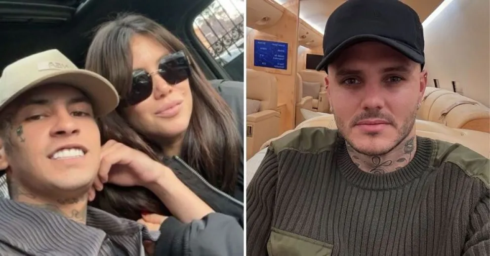 Qué estaba haciendo Mauro Icardi al momento que Wanda Nara y L-Gante confirmaban su romance