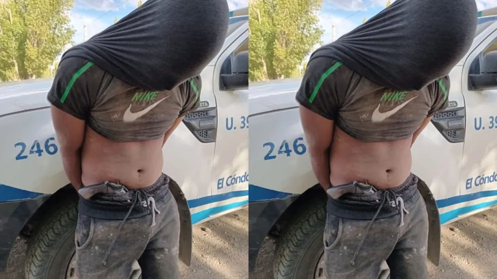 Intimidó a una mujer con un arma de fuego y fue detenido por la policía en Roca