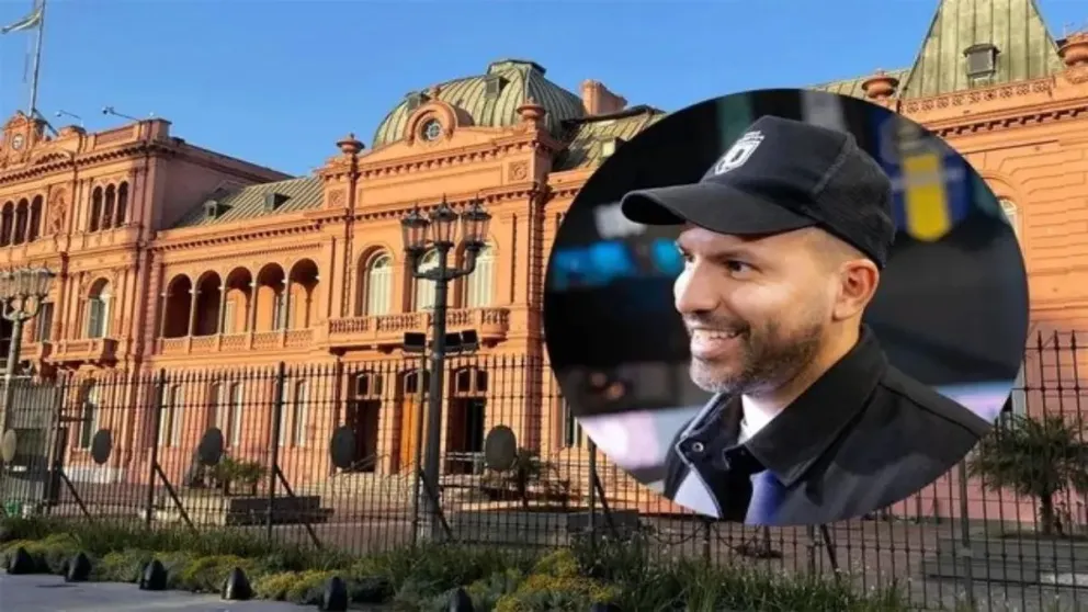 El "Kun" Agüero en la Casa Rosada: cuál es el motivo de su visita