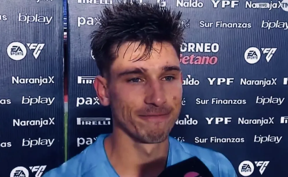 VIDEO: El roquense Facundo Mura es tendencia en Twitter por sus goles de hoy y el momento difícil que está pasando