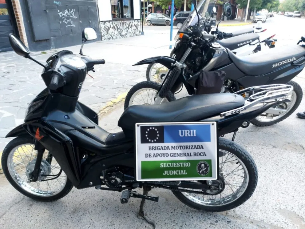 Recuperaron una moto que había sido robada en Huergo