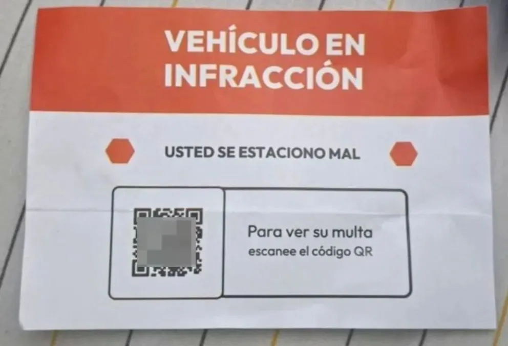 Atento con la nueva modalidad de estafa: te dejan una supuesta multa en el auto para ingresar con un código 