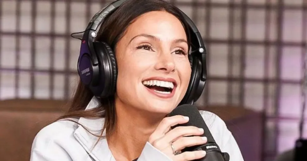 Así fue la enorme torta de cumpleaños de Tefi Russo, la pareja del Pollo Álvarez