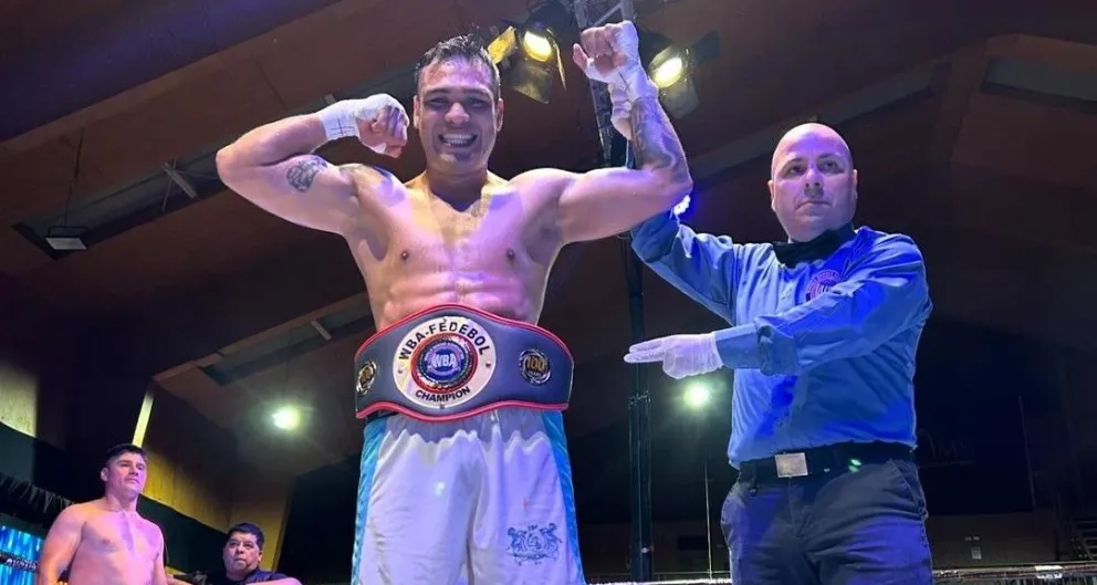 Christian Luis se consagró campeón sudamericano, tras vencer por KO