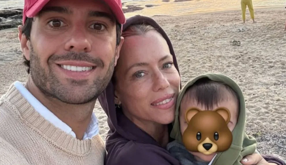  Nicole Neumann y Manu Urcera celebraron el bautismo de Cruz en Uruguay