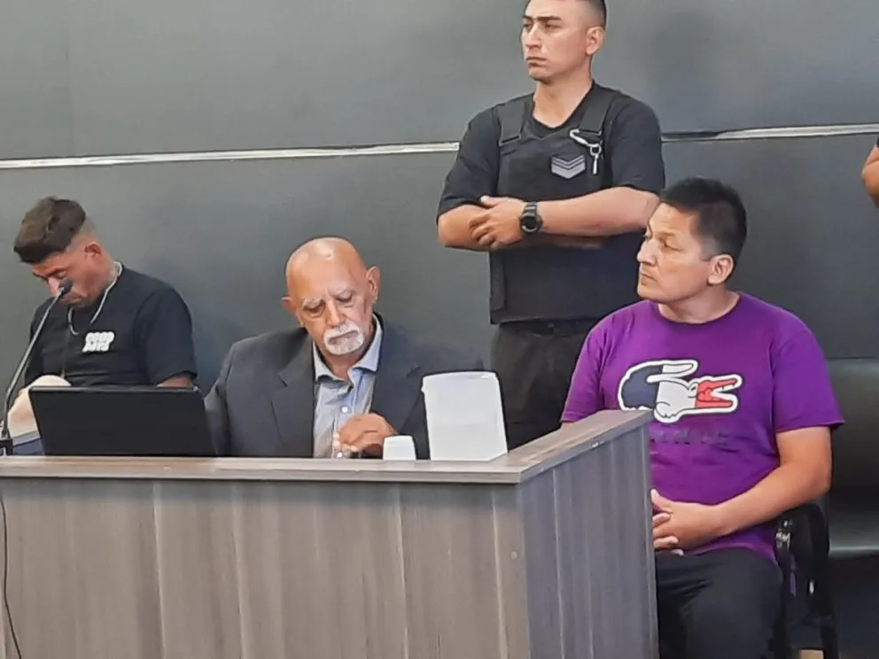 Néstor Cau, Maximiliano Lagos, Germán Antilaf y José Jafri están siendo juzgados por la muerte de Otoño Uriarte. Foto (Cipo360).