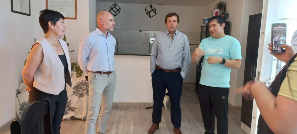 Inauguraron obra de gas en Huergo
