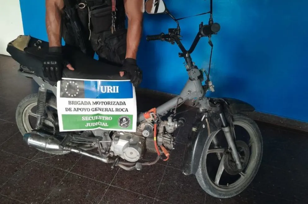 Motos con pedido de secuestro y chasis adulterados fueron secuestradas por la Policía