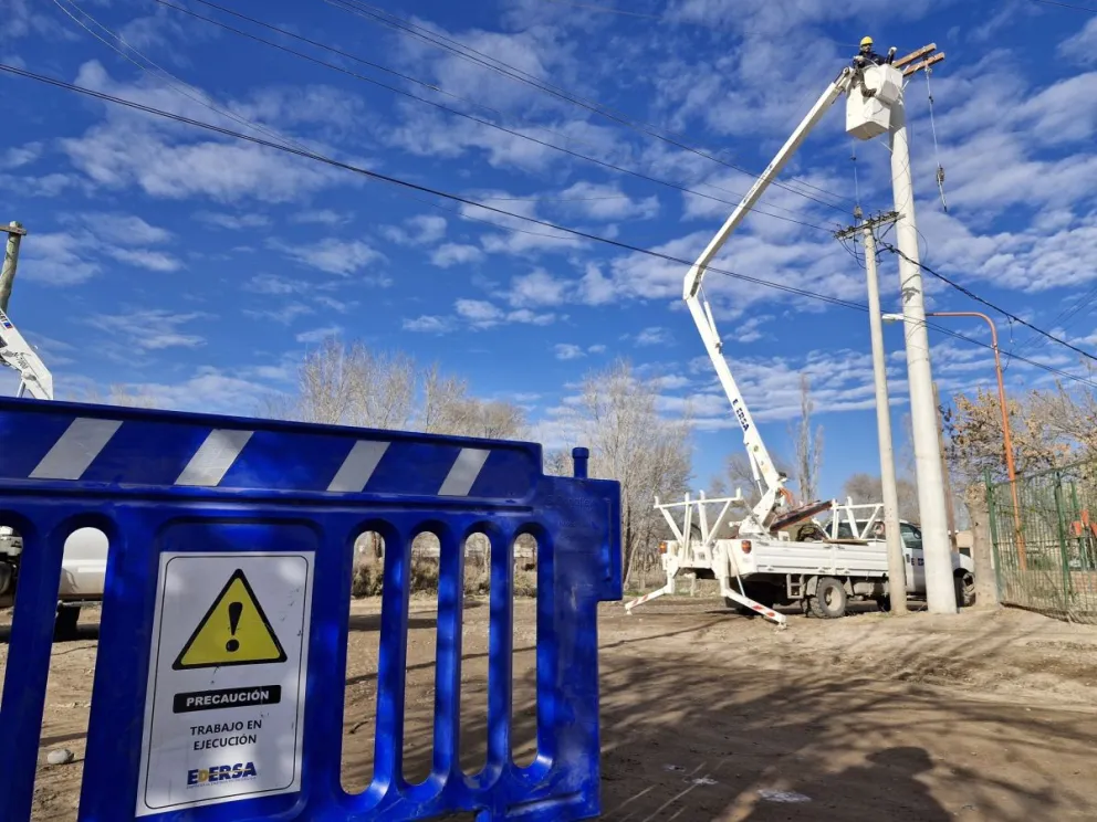Programaron un corte de energía para este viernes en Roca. (Foto Edersa)