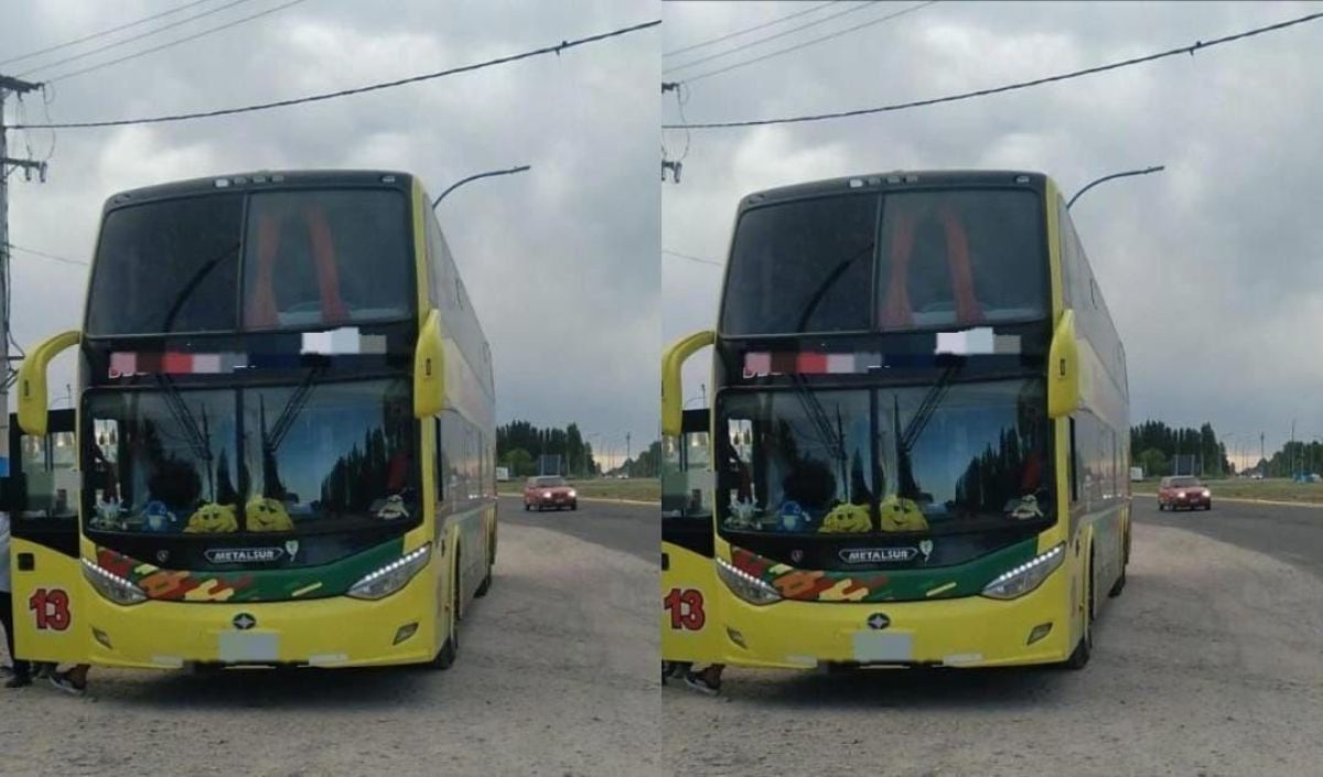 Accidente en Ruta 22: un hombre cayó de un colectivo y se encuentra en estado delicado