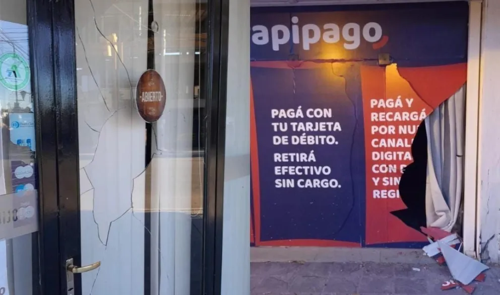 Ataques a comercios en el Alto Valle: dos locales resultaron con daños materiales