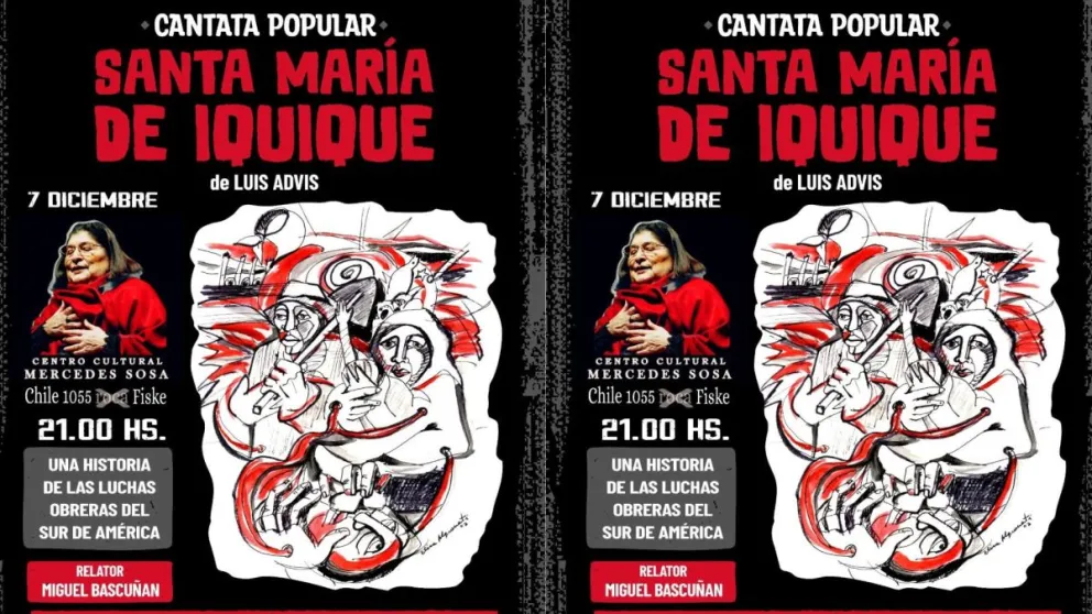 De la mano de Canto Hermano llega a la ciudad la “Cantata Santa María de Iquique”