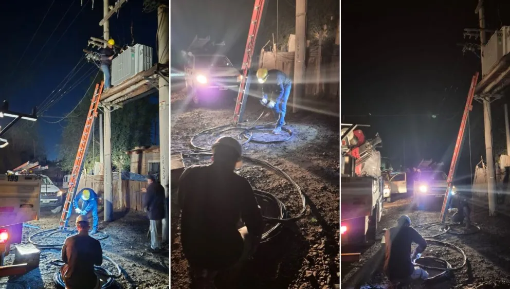 Se prendió fuego un transformador y la zona norte se quedó sin luz anoche