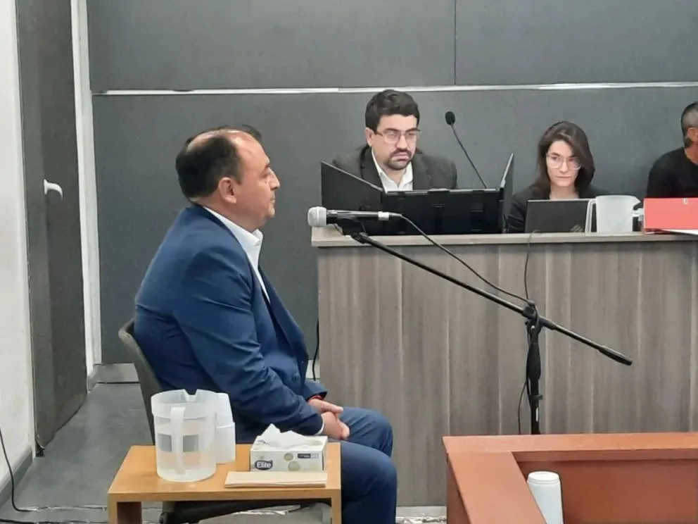Hoy se presentó en el Tribunal el actual ministro de Seguridad de Río Negro, Daniel Jara. Foto (Cipo360)