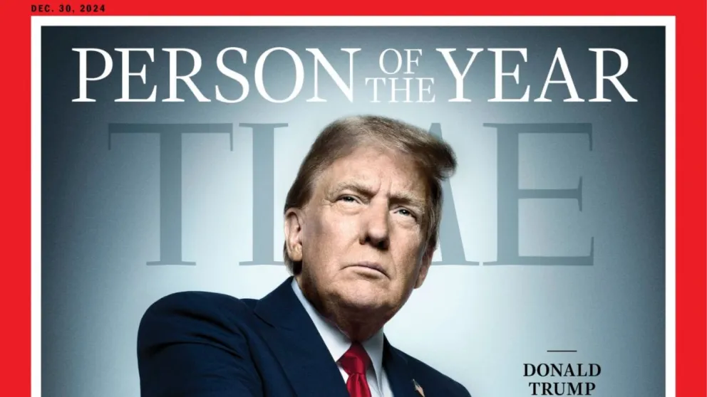 La revista Time eligió a Donald Trump como persona del año
