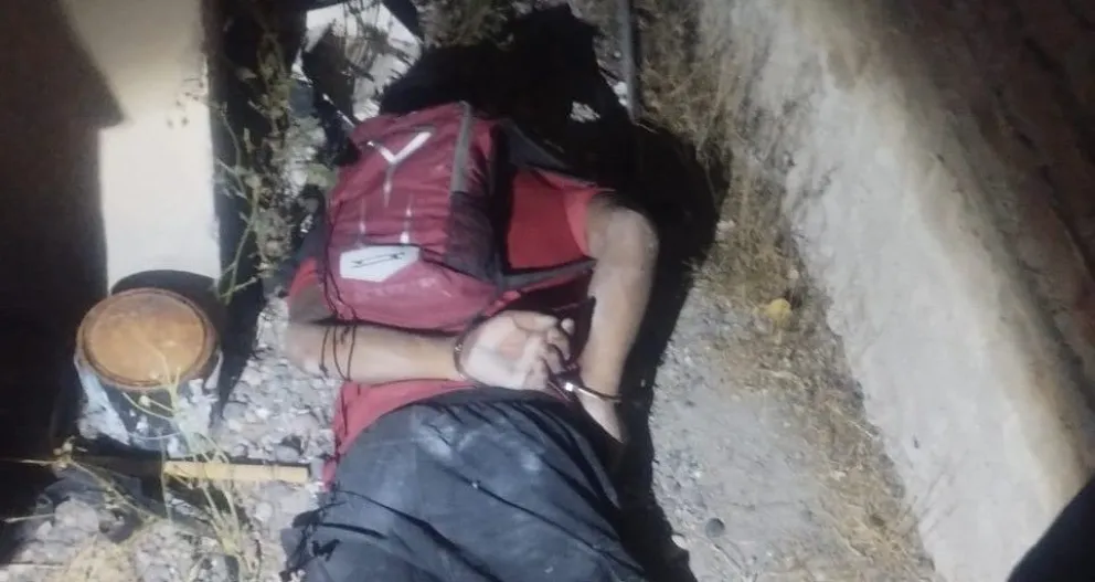 El detenido ya contaba con antecedentes por robos anteriores. (Foto gentileza)