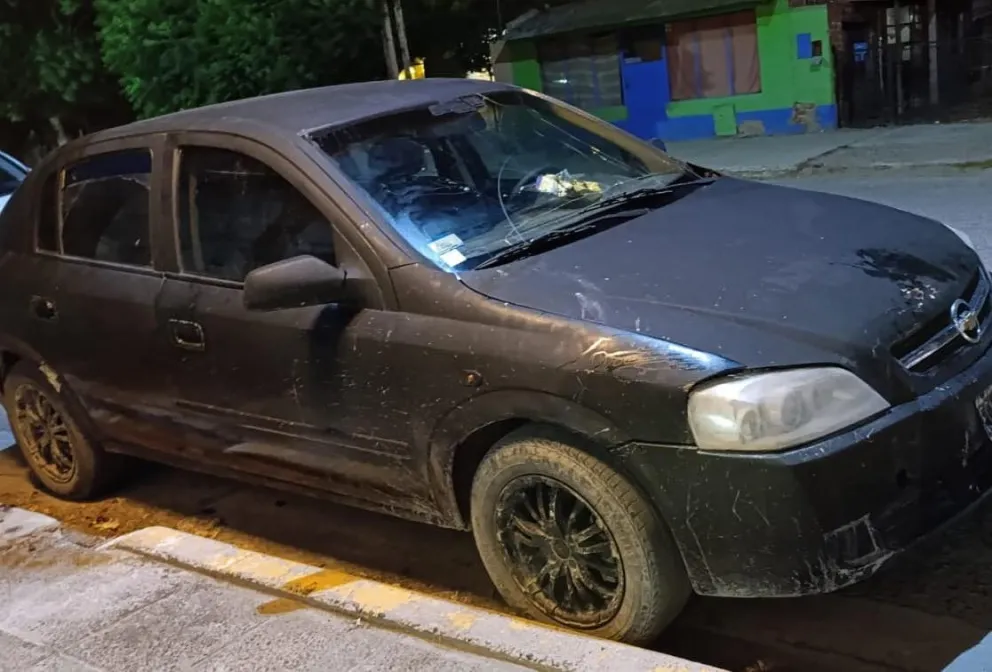 Efectivos policiales de Cervantes actuaron rápido tras el alerta (Gentileza).