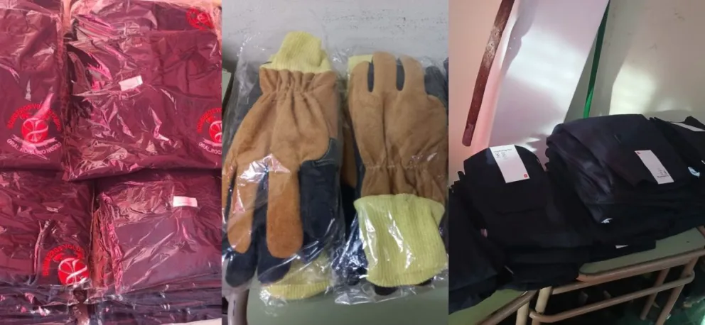 El área de indumentaria es la encargada de distribuir todo el material. (Foto: gentileza).