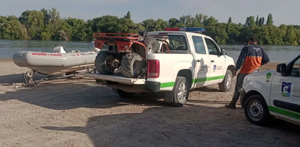 La niña fue arrastrada por el río en la zona de Balsa las Perlas.