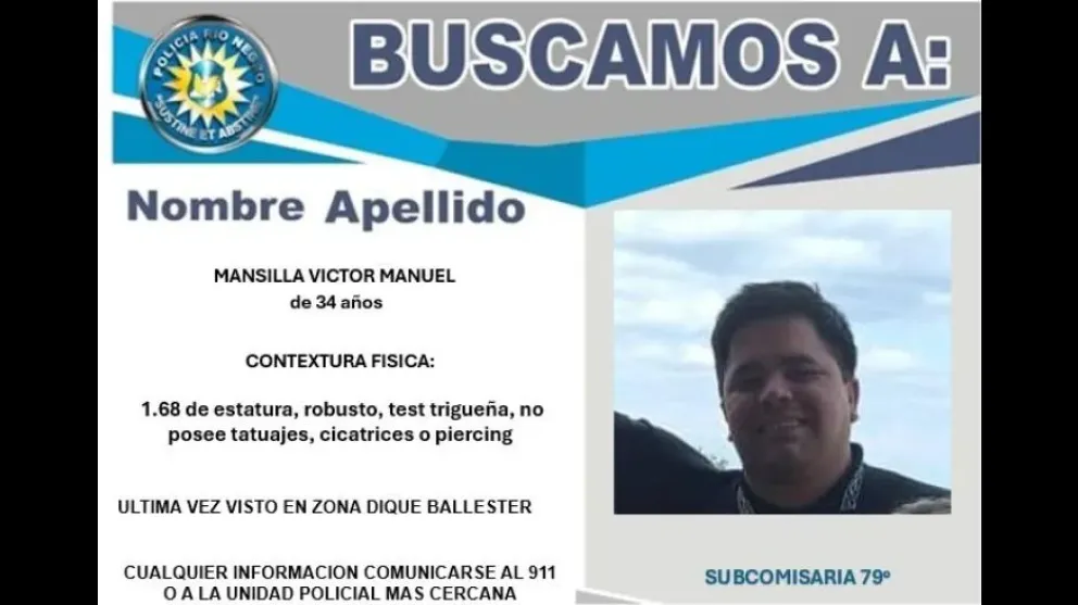 Informó que se fue a pescar, pero su vehículo se encontró en su domicilio. Desde el sábado que nadie sabe dónde está. | Foto gentileza