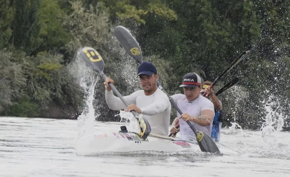 Damián Pinta- Abraham Saavedra. Foto: Río Negro Deportes.