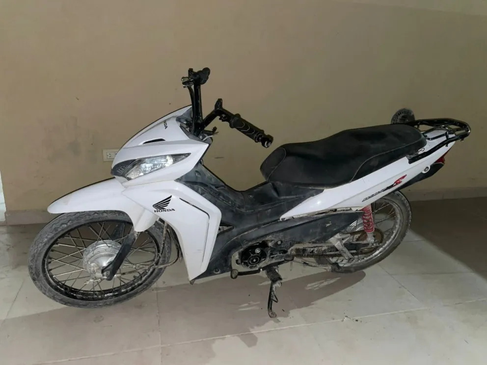La madre del menor dijo ser la propietaria de la motocicleta. (Foto: gentileza).
