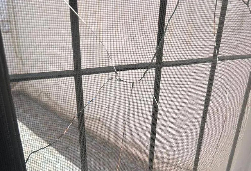 Alrededor de 20 disparos impactaron contra la casa del efectivo policial. Foto (Facebook Rubén Muñoz).