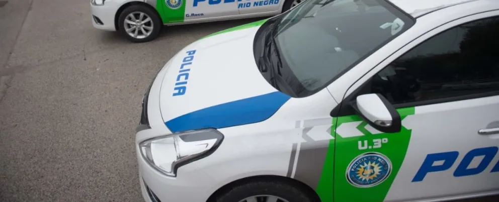 Uno de los sujetos tuvo una conducta violenta, lanzando golpes de puño, oponiendo resistencia en todo momento. (Foto: Policía de Río Negro).