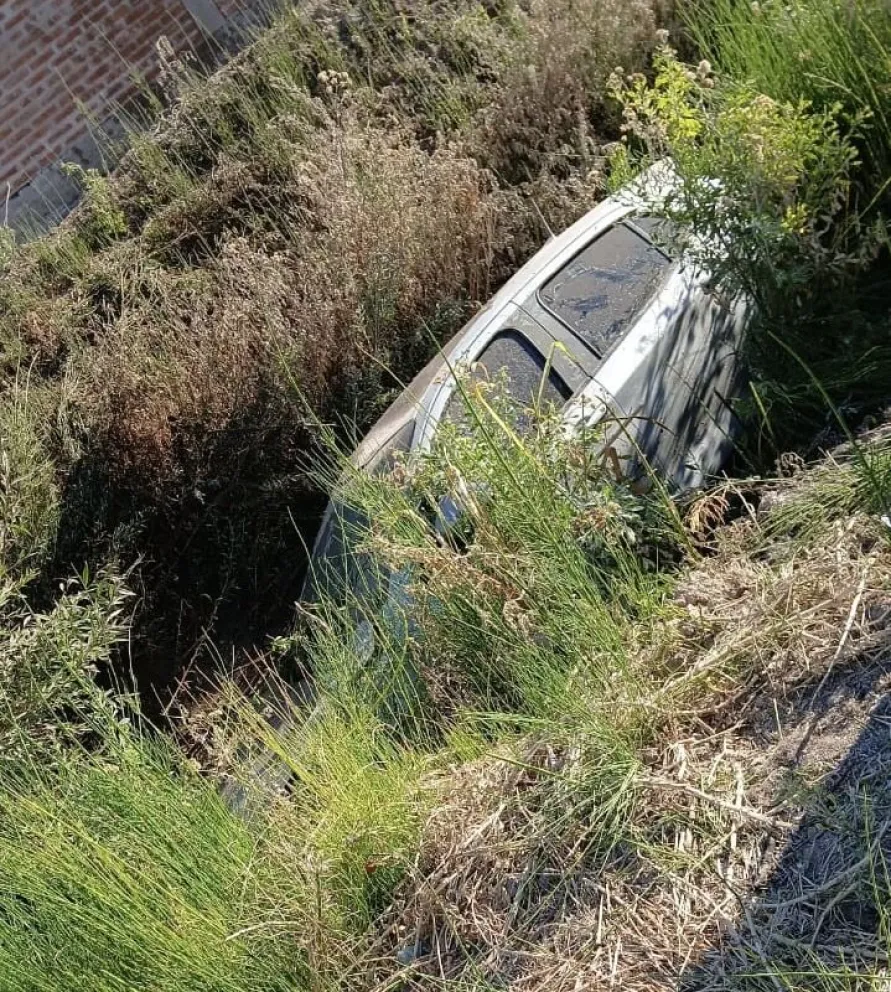 El vehículo era de marca Fiat Argo. (Foto: gentileza).