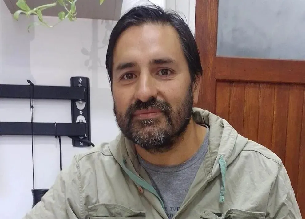 El subsecretario de Ambiente de El Bolsón, Marcos Mansilla
